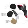 SECFOU Foot Arch Pad Foot Support Sponge Insoles 6 Pairs Black and Apricot Cushioning Comfortable Arch Support Inserts for Women view 3