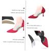 SECFOU Foot Arch Pad Foot Support Sponge Insoles 6 Pairs Black and Apricot Cushioning Comfortable Arch Support Inserts for Women view 4
