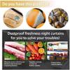 Plastic Freezer Wrap with Handle Food Storage for Open Refrigerators, Fresh Fruits & Vegetables, Meat Preservation 19" (125x120cm) view 3