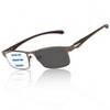 GHDBFMB Progressive Reading Glasses Photochromic Zero on Top Multifocus Readers TR90 Multifocal Transition Sunglasses 1.0 view 1