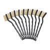 10 Pcs 7 Inch Hand Brush Set - Stainless Steel & Copper Wire Brushes for Metal Rust Removal and Maintenance view 2