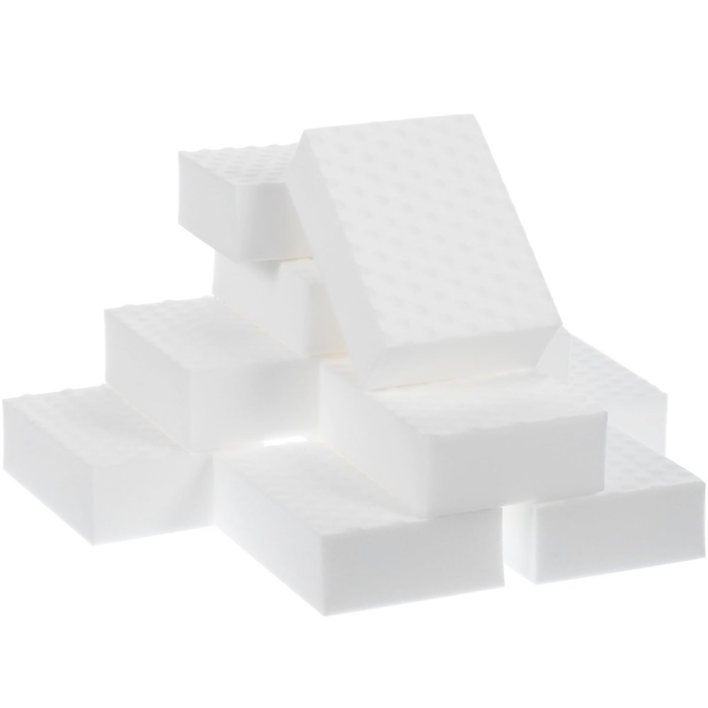 OKUMEYR 12 Pcs Household Cleaning Sponges Double-Compressed Foam Dish Washing Sponges Kitchen Scrubbers with Raised Dots for Sturdy Dish and Surface Cleaning