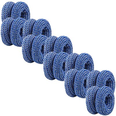 PartyKindom 10pcs Blue Breathable Sports Finger Protectors Reusable Tubular Finger Sleeves Soft Elastic Support Bandages for Athletic Injury Prevention