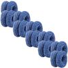 PartyKindom 10pcs Blue Breathable Sports Finger Protectors Reusable Tubular Finger Sleeves Soft Elastic Support Bandages for Athletic Injury Prevention view 1