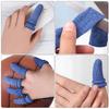 Cabilock 10pcs Breathable Finger Cots Finger Sleeves Soft Elastic Reusable Sports Protectors for Basketball Injury Prevention and Support view 3
