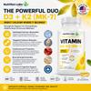NUTRITION LABS BE BETTER Vitamin D3 K2 4000 IU 100 mcg | Vitamin D3 with K2 MK-7 & Coconut Oil | Bone Health, Cardiovascular & Immune Support | 60 Softgels | Non-GMO view 2