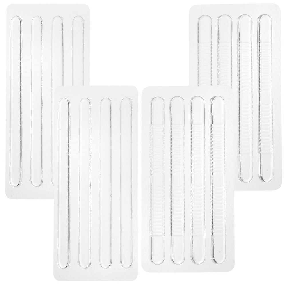 HANABASS 16pcs Silicone Heel Pads Anti-Friction Gel Cushions for High Heels Shoe Comfort Inserts Shock Absorption Foot Care Protector for Women and Men
