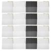 SWETRACE 60pcs Decorative Party Napkins Set 25x25cm Black and White Foil-edged Disposable Luncheon Napkins Birthday Wedding Shower Beverage Use view 1