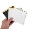 SWETRACE 60pcs Decorative Party Napkins Set 25x25cm Black and White Foil-edged Disposable Luncheon Napkins Birthday Wedding Shower Beverage Use view 4