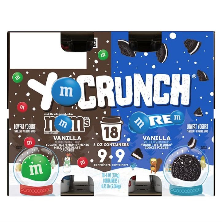 Vanilla Yogurt With Minis Milk Chocolate & Cookie Pieces Variety Pack, 18 pk./6 oz.