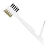 HOMSFOU Gas Stove Cooktop Cleaning Brush with Brass Wire Pot Bottom Scrub Brush for Seam and Gap Kitchen Utensils Household Cleaning Tools view 1