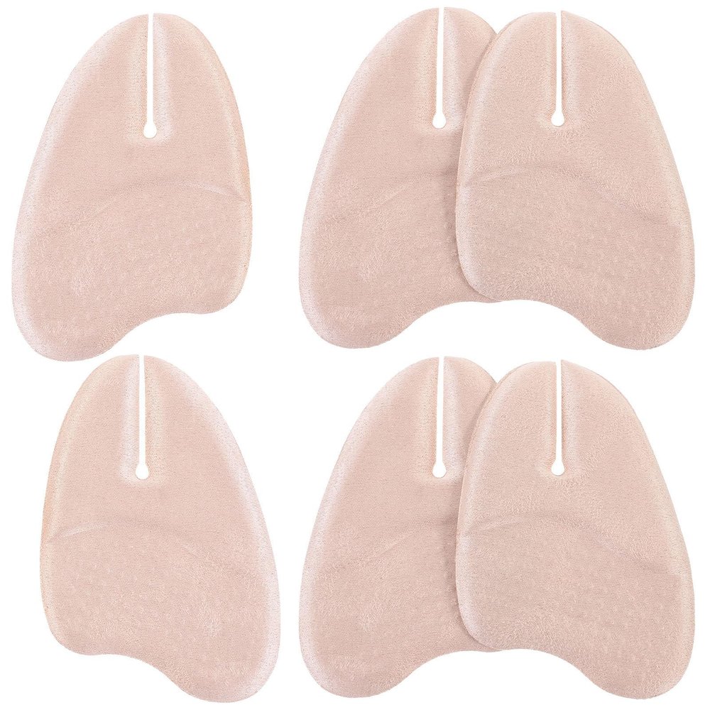 TOYANDONA 3 Pairs Self-Adhesive Metatarsal Pads for Women Sandals, Comfortable Ball of Foot Cushions, Shockproof Toe Inserts for Foot Protection and Relief