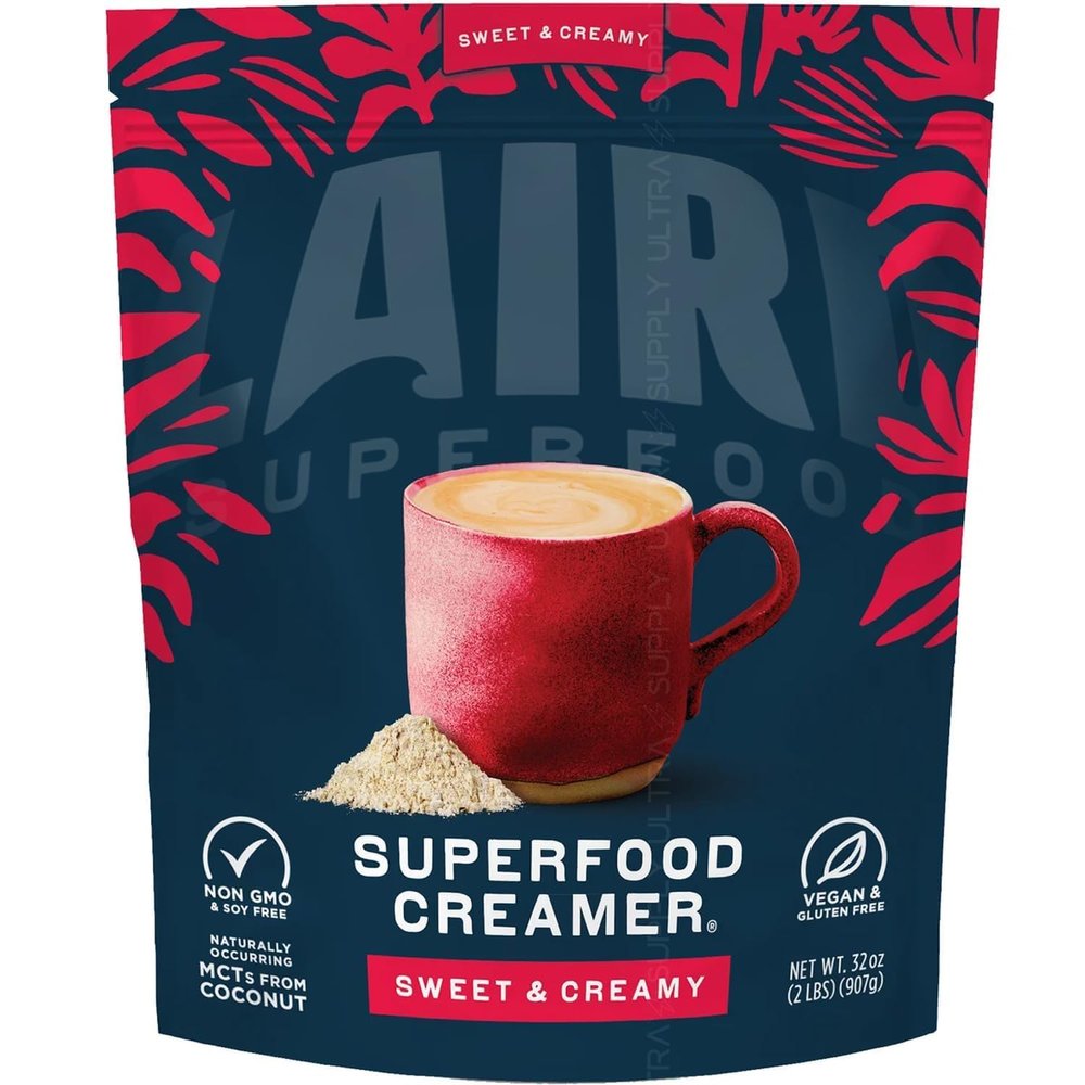 Lairds Superfoods Coffee Creamer, 32 Ounce - Plant-Based, Dairy-Free, Vegan, Coconut MCTs, and No Refrigeration Needed