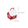 PartyKindom 20pcs Christmas Little Red House Candy Boxes Holiday Paper Storage Containers Festive Treat Packaging for Party Favors and Giving view 2