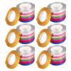 HEMOTON 48 Rolls Metallic Curly Ribbon 5mm Wide Balloon String Ribbon 10m Each for Wedding Party Birthday Crafting Wrapping Decorations view 1