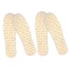 TIDTALEO Wool Warm Fleece Insoles 4pcs Thickened Latex Shock Absorption Shoe Inserts Unisex Breathable Winter Thermal Insoles for Sneakers and Boots Size 41-42 view 1
