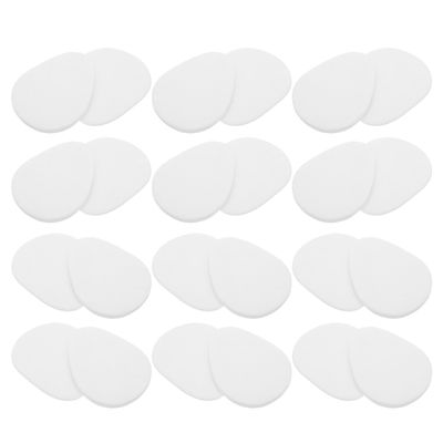 Angoily 12 Pairs Wool Plush High Heel Shoe Cushion Pads Non-Slip Breathable Forefoot Inserts, Sweat-Absorbing Metatarsal Ball of Foot Cushions for Womens Shoes