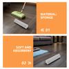 NOLITOY 2pcs Absorbent Sponge Mop Head Replacement 33cm Grey Roller Refills for Bathroom Kitchen Garage Home Cleaning view 3