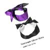 Healeved 2pcs Lightweight Satin Eye Mask Set, Adjustable Breathable Eyeshade for Travel, Meditation, and Napping, Comfortable Black-Purple and Black-White Sleep Covers view 2