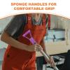 Hohopeti Mop Pull Grip Handle Replacement 8.5cm Large Foldable Sponge Mop Accessory Universal Plastic Handle for Indoor Floor Cleaning Home Use view 3