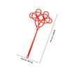 GETAJGHSD Long Handle Quilt Dusting Beater Tool for Blanket and Rug Cleaning, Home Dust Removal Paddle, Soft Duster for Bedding and Carpet Dust Random Color view 2
