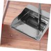 JOYOFREELY Heavy Duty Stainless Steel Upright Dust Pan Large Wide Long Handled Trash Shovel for Home and Commercial Cleaning view 4