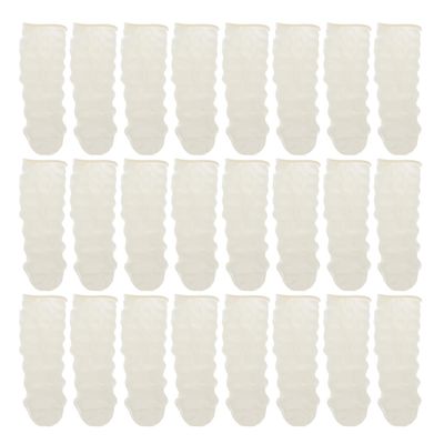 HOOWIFFY Disposable Anti-Static, Milky White Thumb Protector Sleeves for Industrial Use, Crafts, Electronics, 500pcs (100pcs5 Packs)