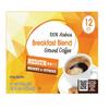 100% Arabica Breakfast Blend Medium Roast Ground Coffee Pods, 12 Count. view 4