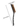 Ciieeo 3pcs Kitchen Stove Cleaning Brush Set Steel Wire Fiber Scrubbers for Grease Removal Multipurpose Household Cleaning Tools for Cooktop and Crevice view 2