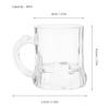 COHEALI Mini Plastic Shot Glasses and Beer Mugs 30ml 12pcs Set Disposable Cups for Party Festival Barbecue Wedding Use view 2