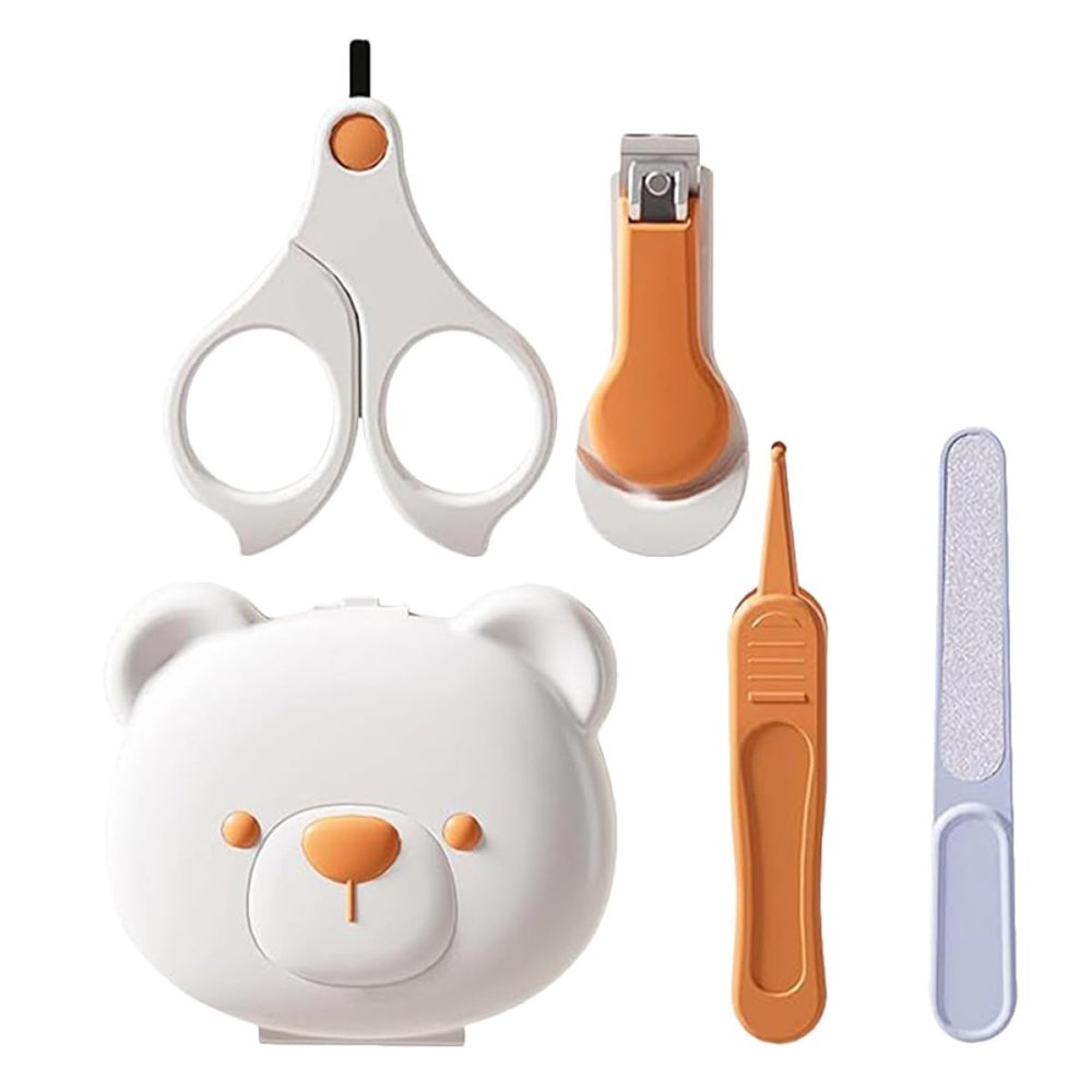 FOYTOKI Nail Clippers Nail Trimmer Set with Light Precision Grooming Kit for Newborns