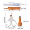 FOYTOKI Nail Clippers Nail Trimmer Set with Light Precision Grooming Kit for Newborns view 2