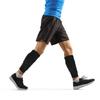FRCOLOR Calf Compression Sleeves for Men 2pcs Black Breathable Elastic Leg Sleeves Football Running Support for Adult Athletes view 3