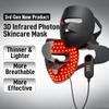 Zilynhom 9D Photon Anti-Aging Facial Mask, Black, 328 LED Lights with Fotona 4D Technology, 4 Wavelengths for Acne, Sensitive, Dull, Rough, Wrinkled view 3