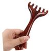 minkissy Wood Six-Claw Scalp Massager Comb 2pcs with Long Wooden Handle, Hair and Foot Massage Tool for Meridian Relaxation and Circulation Stimulation at Home Spa view 4