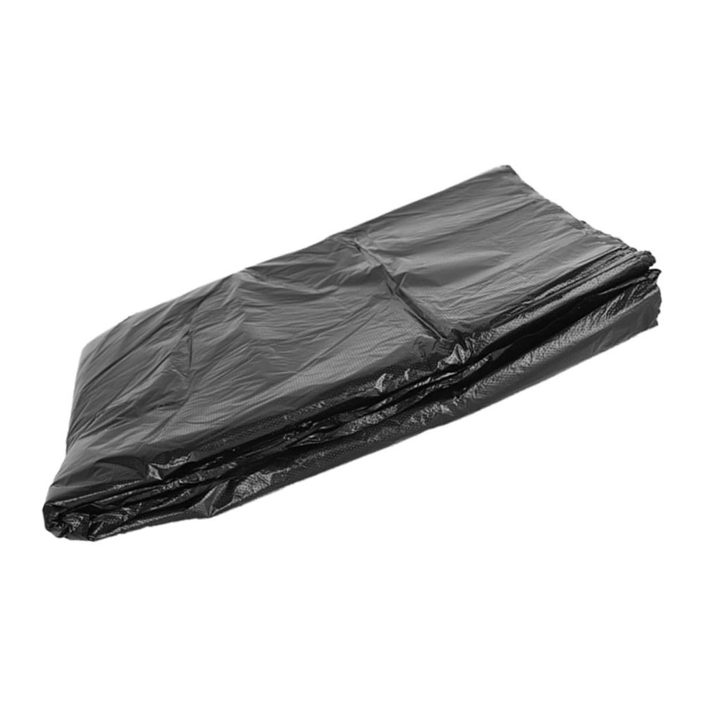 EXQUIMEUBLE Extra Large Black Trash Bags 50pcs 80x100cm 100l Contractor Garbage Bags Heavy Duty Commercial Gardening Trash Can Liners for Outdoor, Property, Hotel, and Yard Use
