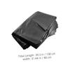 EXQUIMEUBLE Extra Large Black Trash Bags 50pcs 80x100cm 100l Contractor Garbage Bags Heavy Duty Commercial Gardening Trash Can Liners for Outdoor, Property, Hotel, and Yard Use view 2