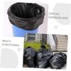 EXQUIMEUBLE Extra Large Black Trash Bags 50pcs 80x100cm 100l Contractor Garbage Bags Heavy Duty Commercial Gardening Trash Can Liners for Outdoor, Property, Hotel, and Yard Use view 3