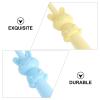 3pcs Manual Toothbrushes for Oral Care, Soft Bristles Toothbrush Set Ages 2-8 with Rabbit Handle for Sensitive Gums view 3