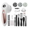 13 Piece Setof Electric Foot Grinder for Removing Calluses, Washing with Water, and Digital Foot Trimmer view 1