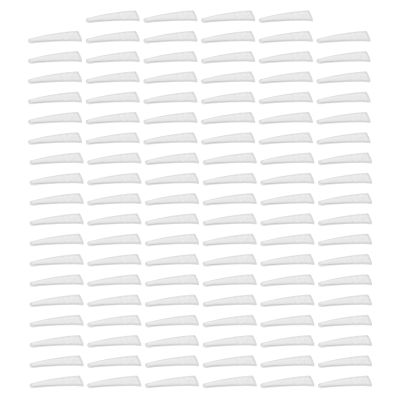 COMPUKAS 100pcs Tweezer Protective Caps Silicone Sleeve Non-slip Nipper Cover Curved Tip Protector for Pedicure and Dead Skin Removal Tools