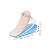 MOTHNUR Adjustable Gel Heel Lift Insoles, Height Increasing Shoe Inserts Triple-Layer Soft Cushion, Self-Adhesive Heel Pads for Leg Length Difference and Foot Support, L Size for Men view 2