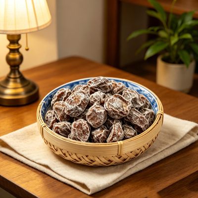8OZ Dried Preserved Plums Salty Sweet Sour Soft Plum Meat