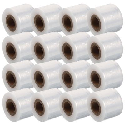 ibasenice 16 Rolls Mini Stretch Film Roll 5cm Broad Food-grade Cling Wrap for Takeout Packaging and Kitchen Fresh-keeping Plastic Stretchy Food Wrap for Secure Food Storage
