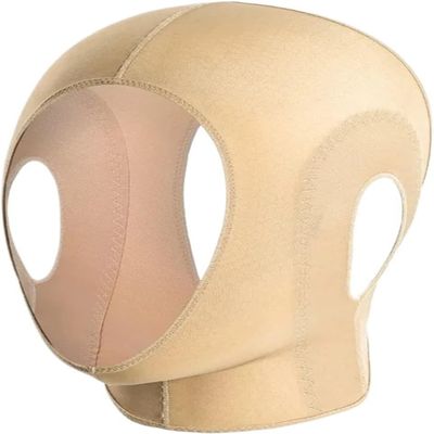 9FjB4sL V-Shape Lifting Mask Chin and Cheek Lifting Straps Neck Slimming Tool(Khaki 2)