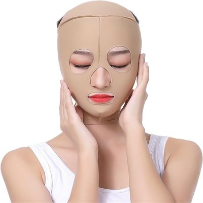 9FjB4sL Full-Face Lifting V-Shape Face Band for Women Slimming Face Mask and Beauty Shaping Band(Small)