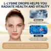 Liposomal L-lysine 1000MG Liquid Drops, 13-in-1 Lysine Monolaurin Supplements Olive Leaf Extract with Vitamin C, B6, D3, B12 & Zinc for Collagen, Lip, Skin & Immune Support,Strawberry Flavor,2Fl Oz view 4