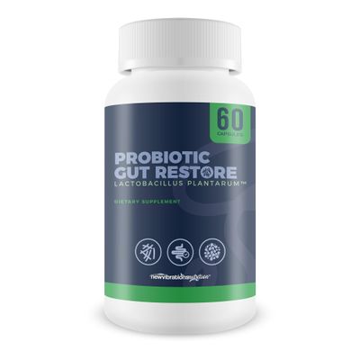 Probiotic Gut Restore Lactobacillus Plantarum - Our Best Lactobacillus Plantarum Probiotic & Prebiotic - 40 Billion CFU Probiotics Premium 11 Strain Formula With Vitamin D & Zinc - Prime Biome Support