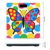 Butterfly Colorful Polka Dot Bathroom Scale Bright Liquid Crystal Screen Weight Scale Digital Scale for Home Bedroom Accurate Bathroom Body Scales for Body Weight Pet view 2