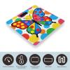 Butterfly Colorful Polka Dot Bathroom Scale Bright Liquid Crystal Screen Weight Scale Digital Scale for Home Bedroom Accurate Bathroom Body Scales for Body Weight Pet view 3